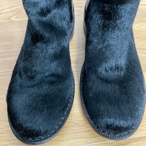 Rag & Bone Driscoll Chelsea Fur and Leather Boots Size 36.5 Black - Picture 6 of 14